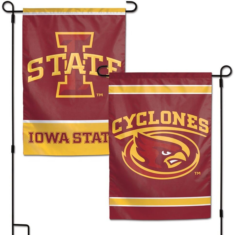 Iowa State Cyclones Flag 12x18 Garden Style 2 Sided