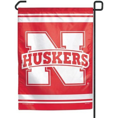 Nebraska Cornhuskers Flag 12x18 Garden Style 2 Sided