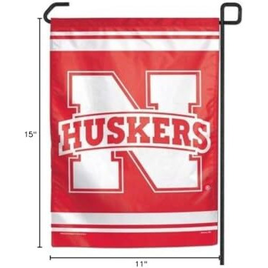 Nebraska Cornhuskers Flag 12x18 Garden Style 2 Sided