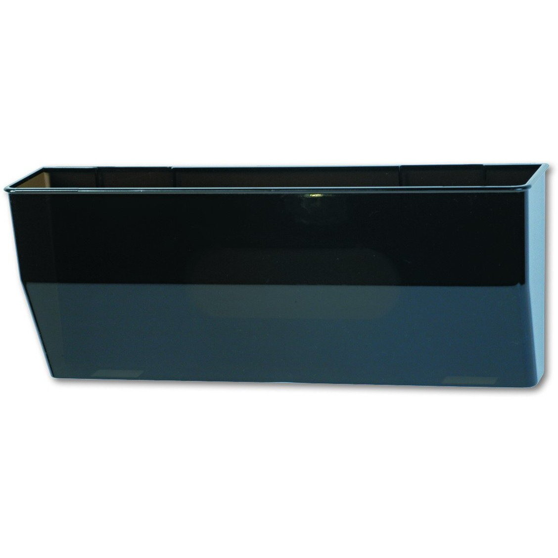 Deflecto Magnetic DocuPocket - 1 Compartment(s) - 6.4" Height x 15" Width x 3" Depth - Smoke - Plastic - 1 Each