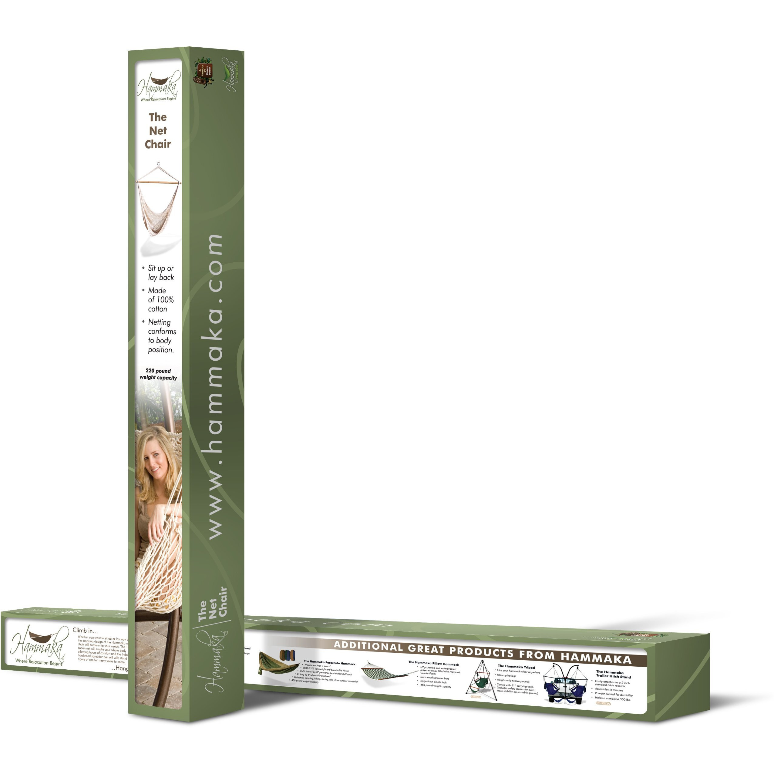 Hammaka Hammocks White Hanging Net Chair