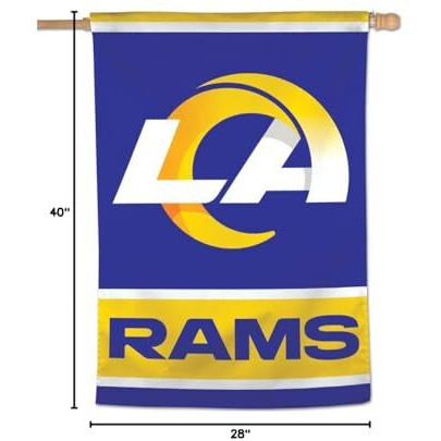 Los Angeles Rams Banner 28x40 Vertical