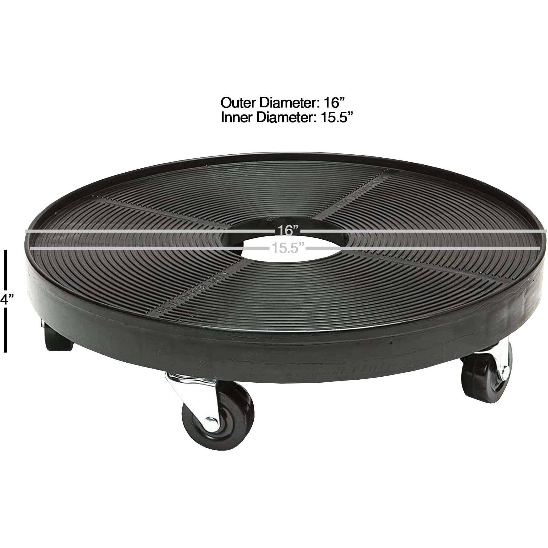 16'' Plant Dolly w/ Hole