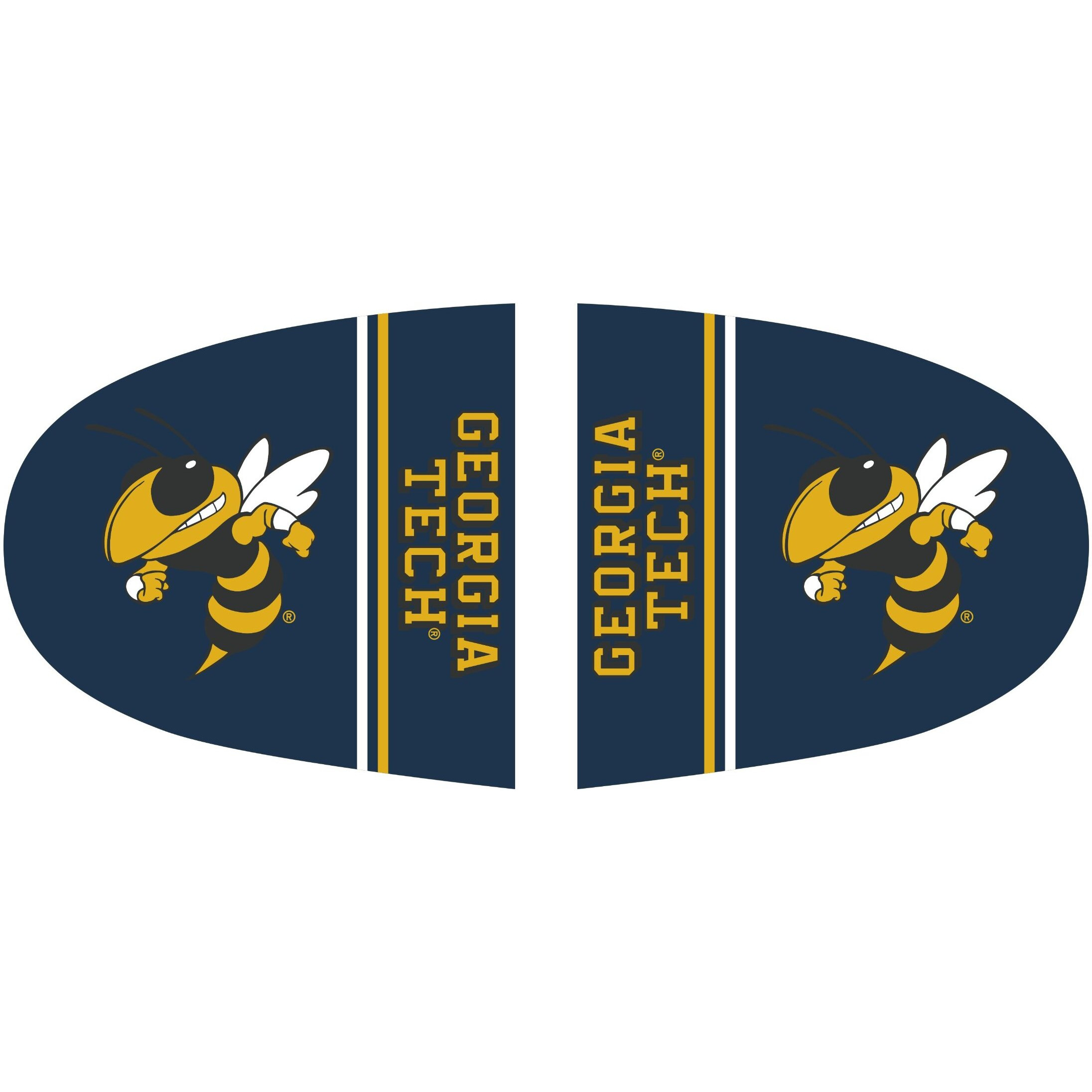 Georgia Tech Yellow Jackets Mirror Cover Large CO