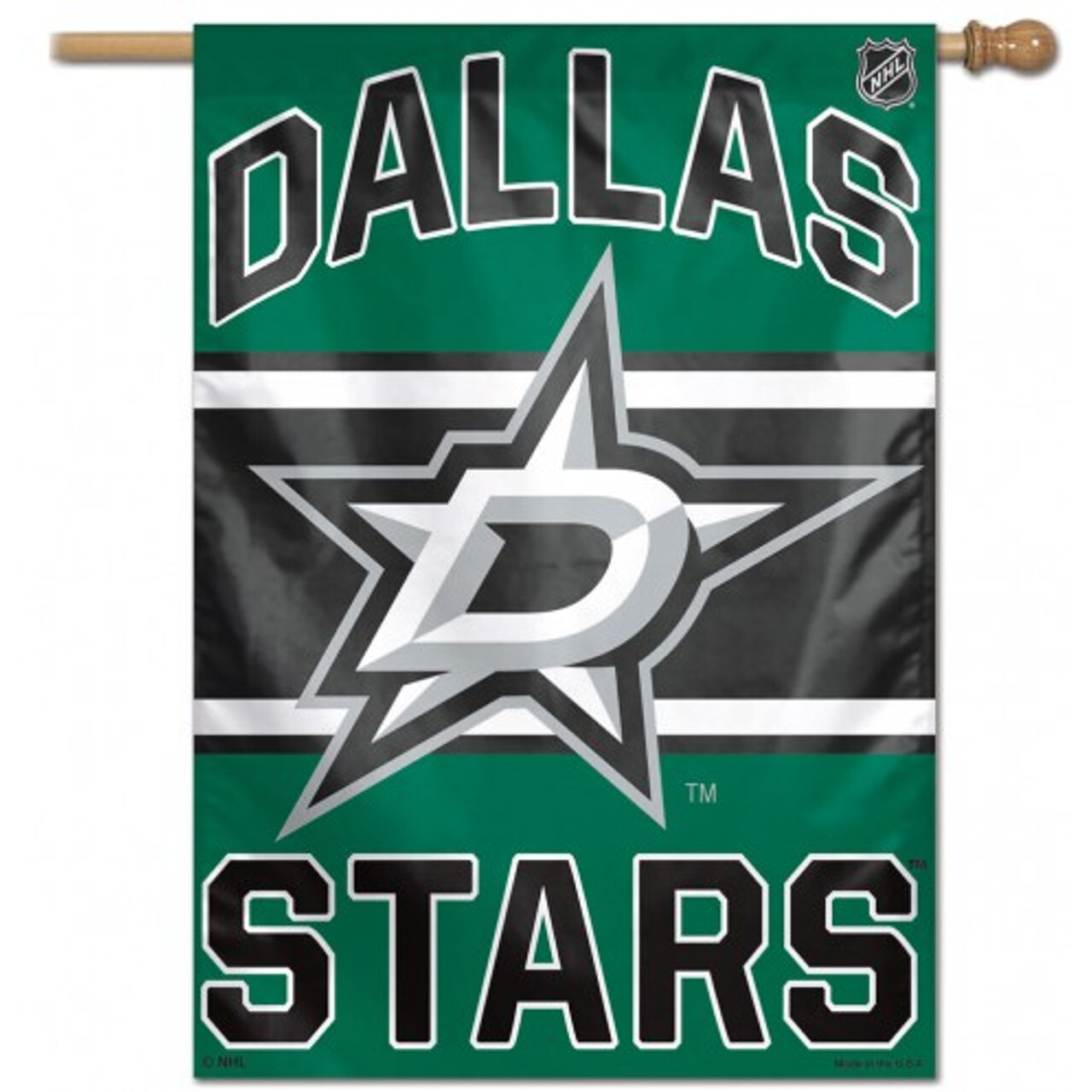 Dallas Stars Banner 28x40 Vertical