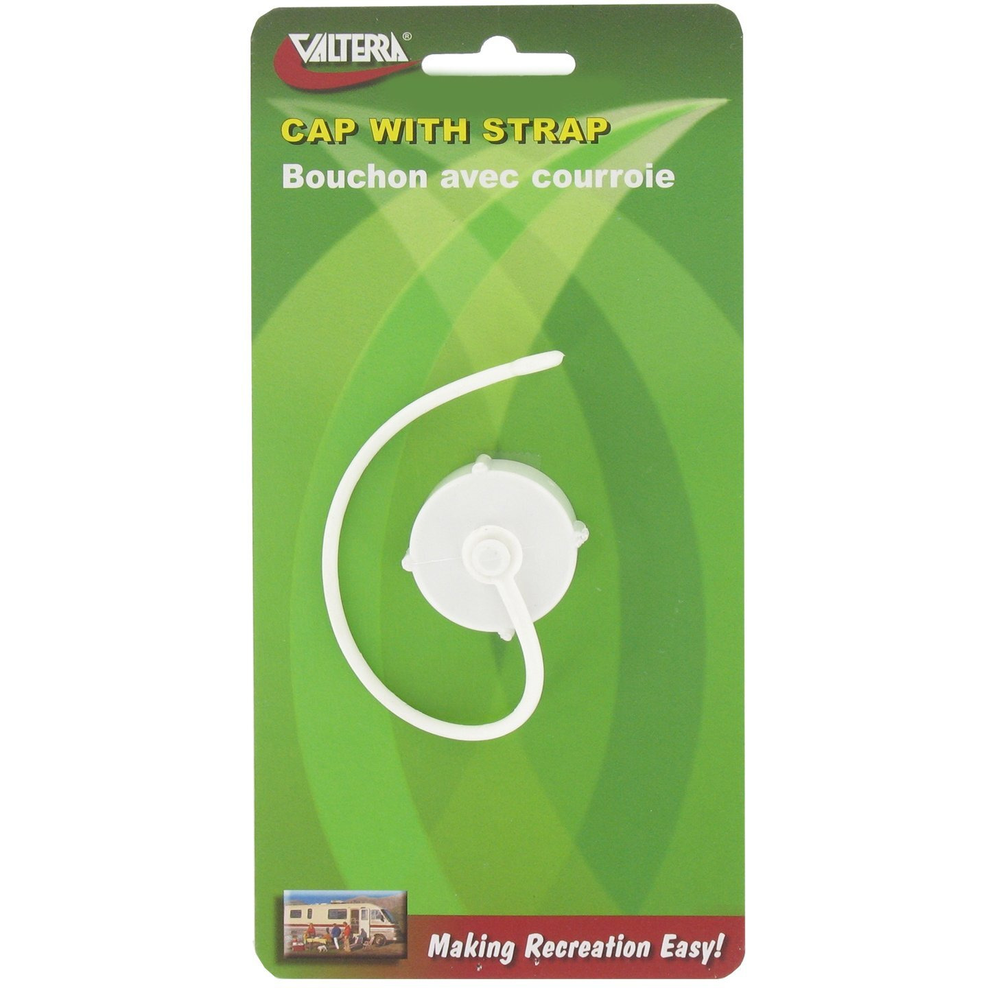 HOSE CAP/STRAP 3/4' WHT.
