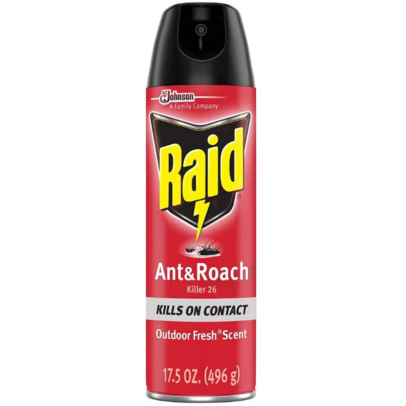 Raid Ant & Roach Killer Spray Outdoor Fresh Scent 17.50 oz