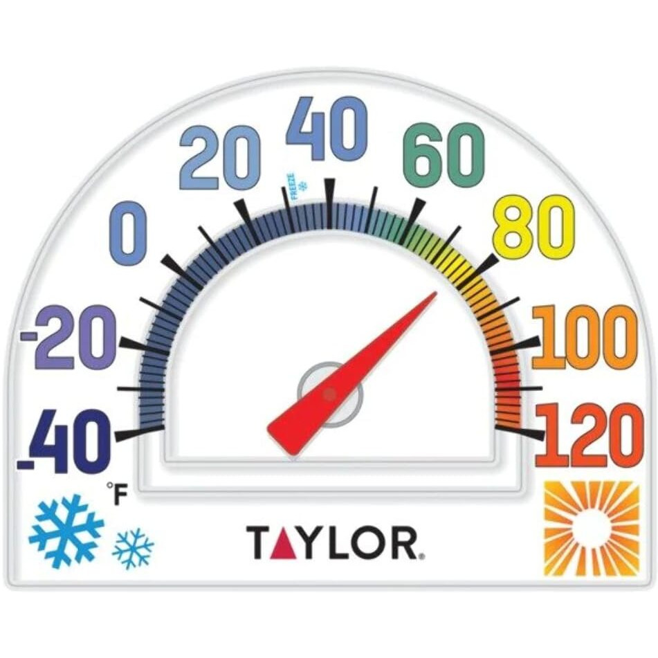TAYLOR PRECISION PRODUCTS 5323 Four-Season Static Cling Thermometer
