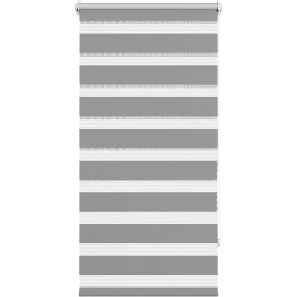 vidaXL Zebra blind 23.6&quotx47.2" Gray