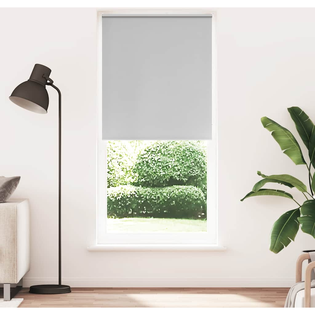 vidaXL Roller blind Blackout 31.5&quotx90.6" Gray