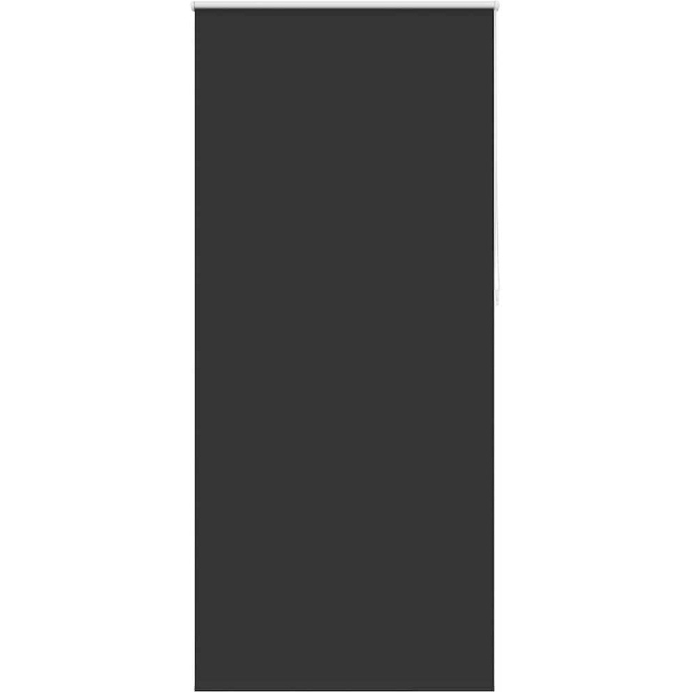vidaXL Roller blind Blackout 39.4&quotx90.6" Black