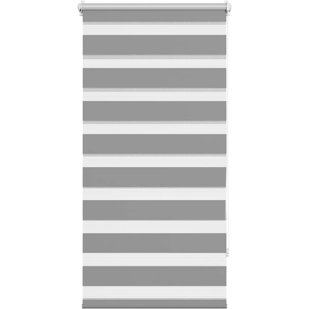 vidaXL Zebra Blind 31.5&quotx59.1" Gray