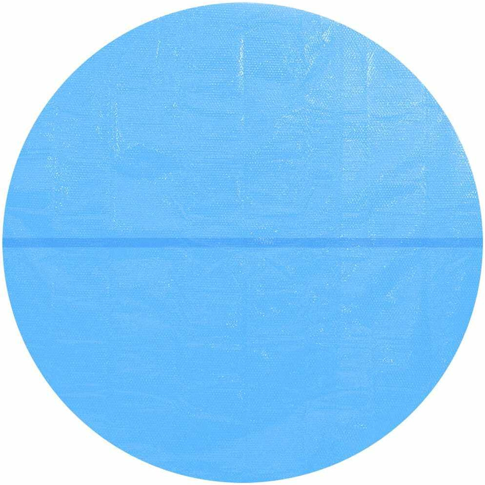vidaXL Floating Round PE Solar Pool Film 150" Blue