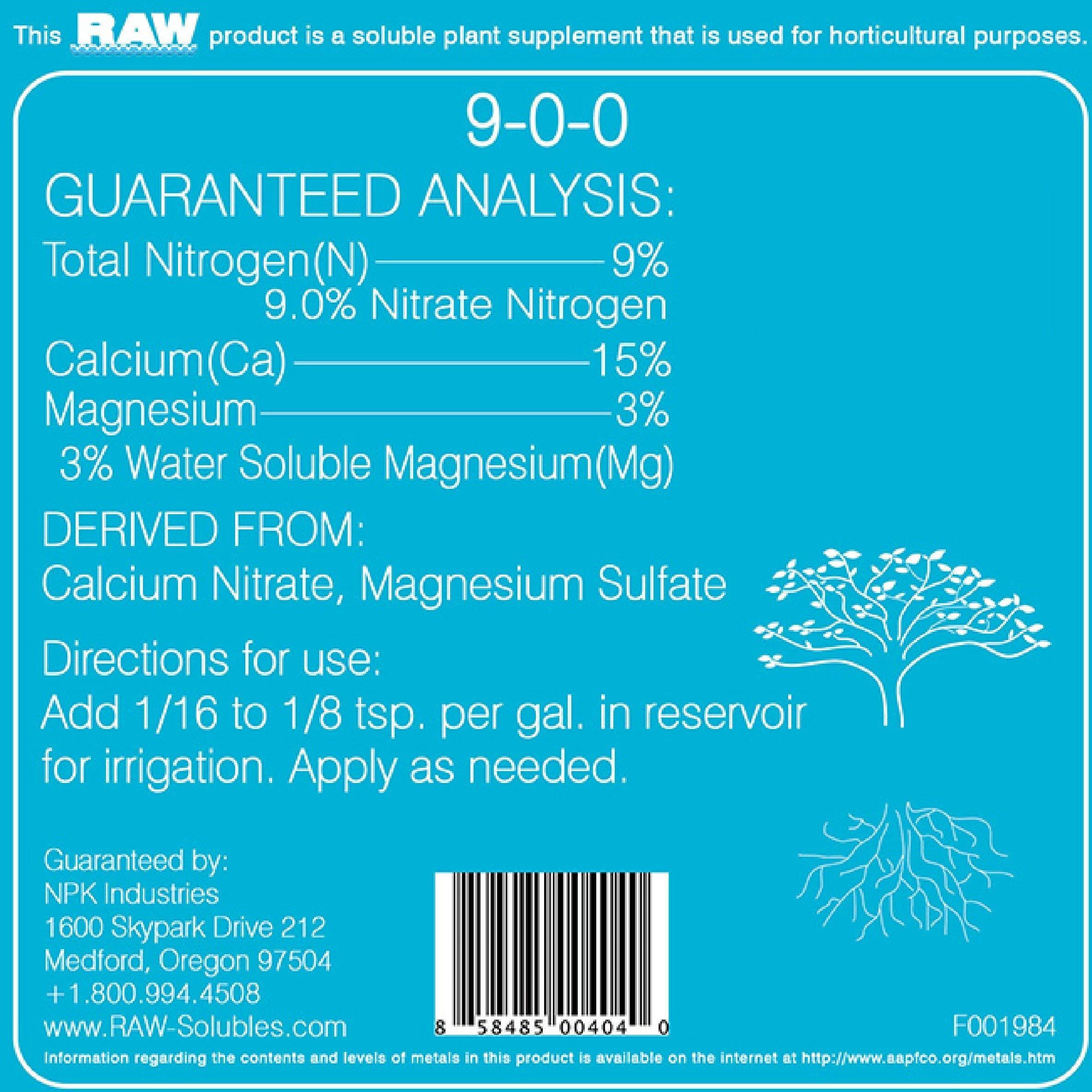 NPK RAW Calcium/Mag 2oz