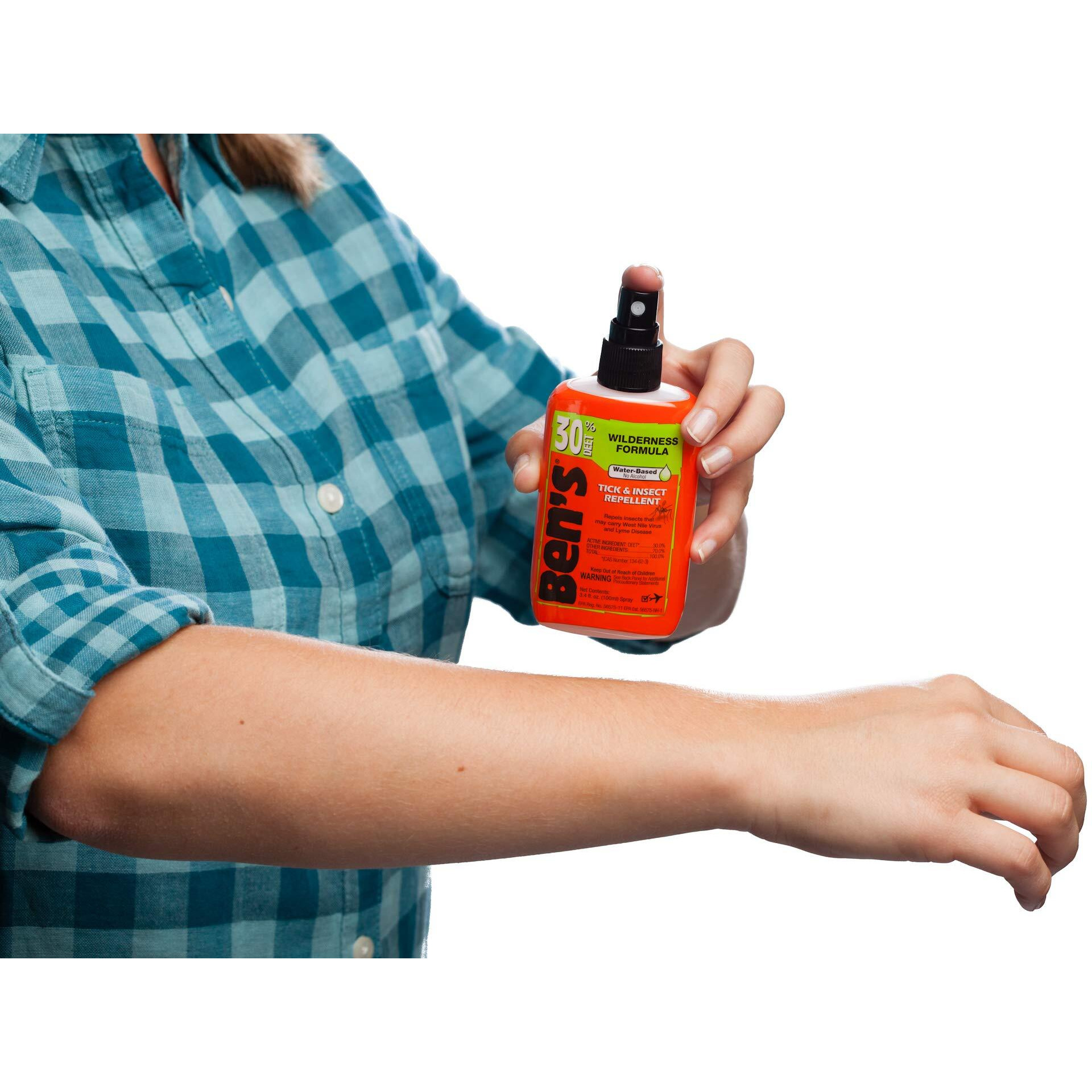 Ben's 30% DEET Mosquito, Tick and Insect Repellent, 3.4 Ounce Pump