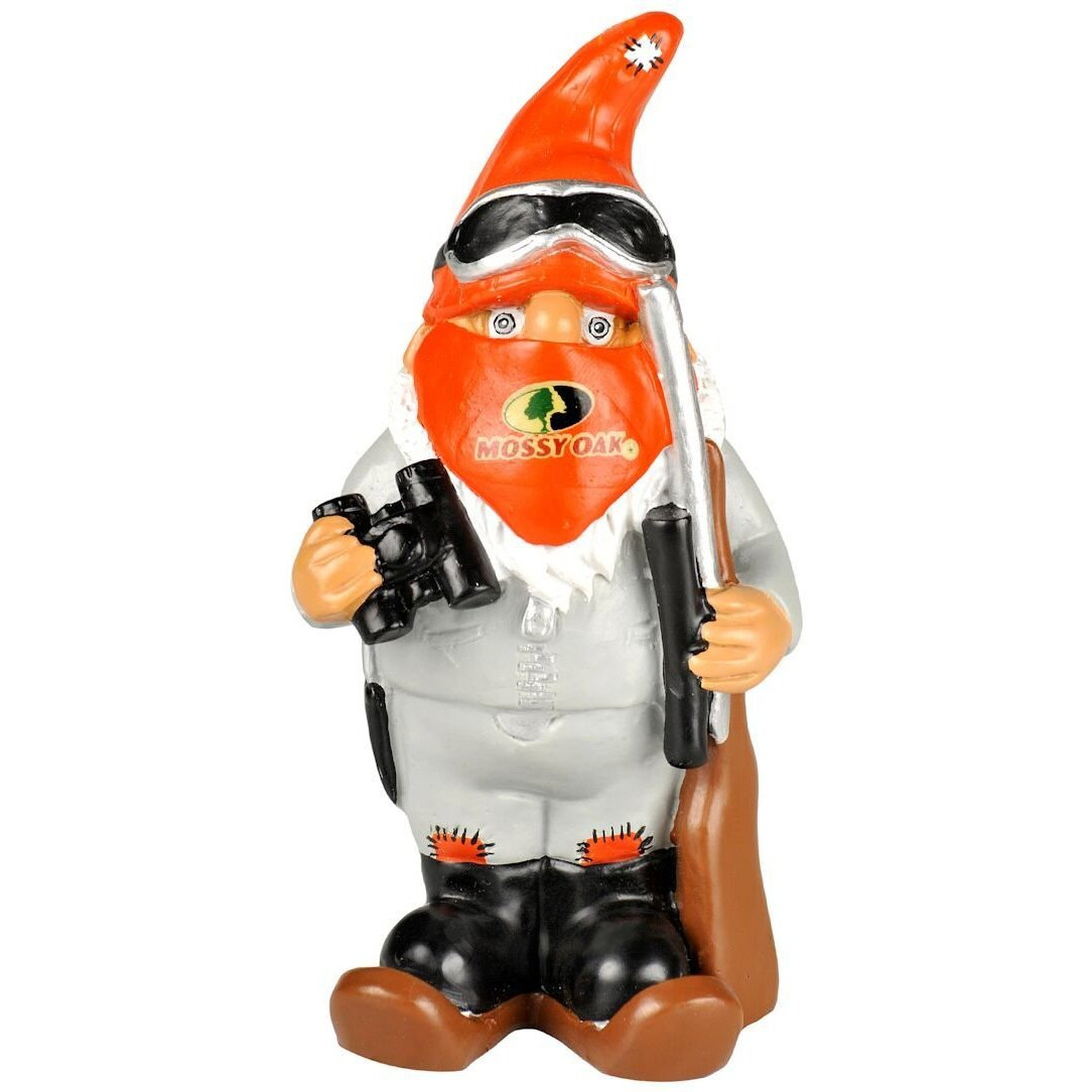 Mossy Oak Garden Gnome - Hunter w/Binoculars - Winter Version CO