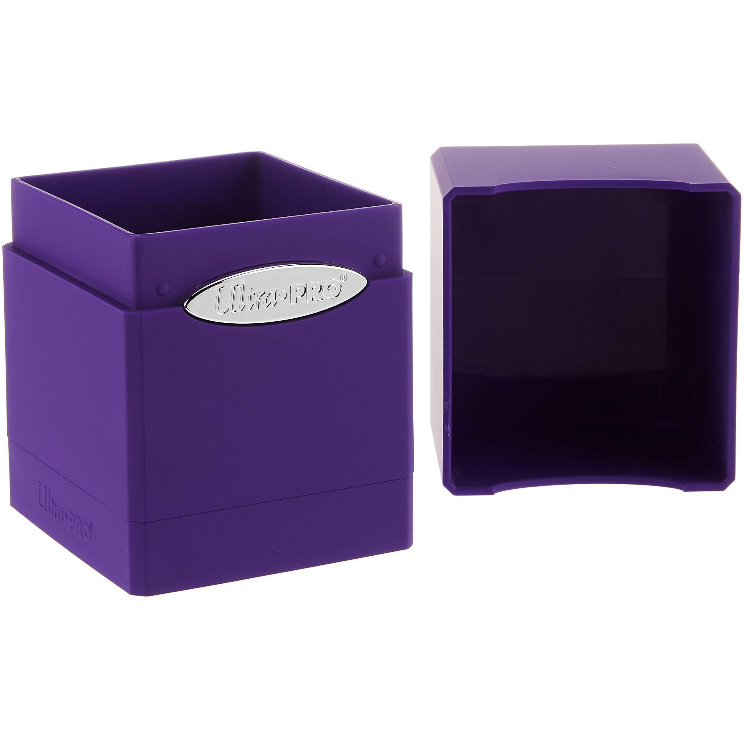 Satin Tower Deck Box - Purple