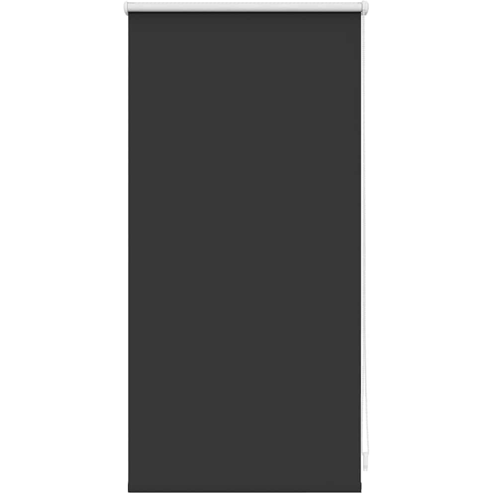 vidaXL Roller Blind Blackout 15.7&quotx39.4" Black