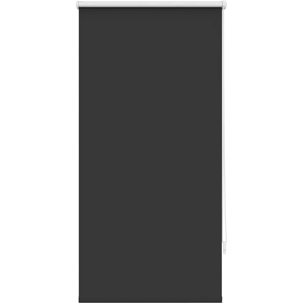 vidaXL Roller Blind Blackout 23.6&quotx47.2" Black