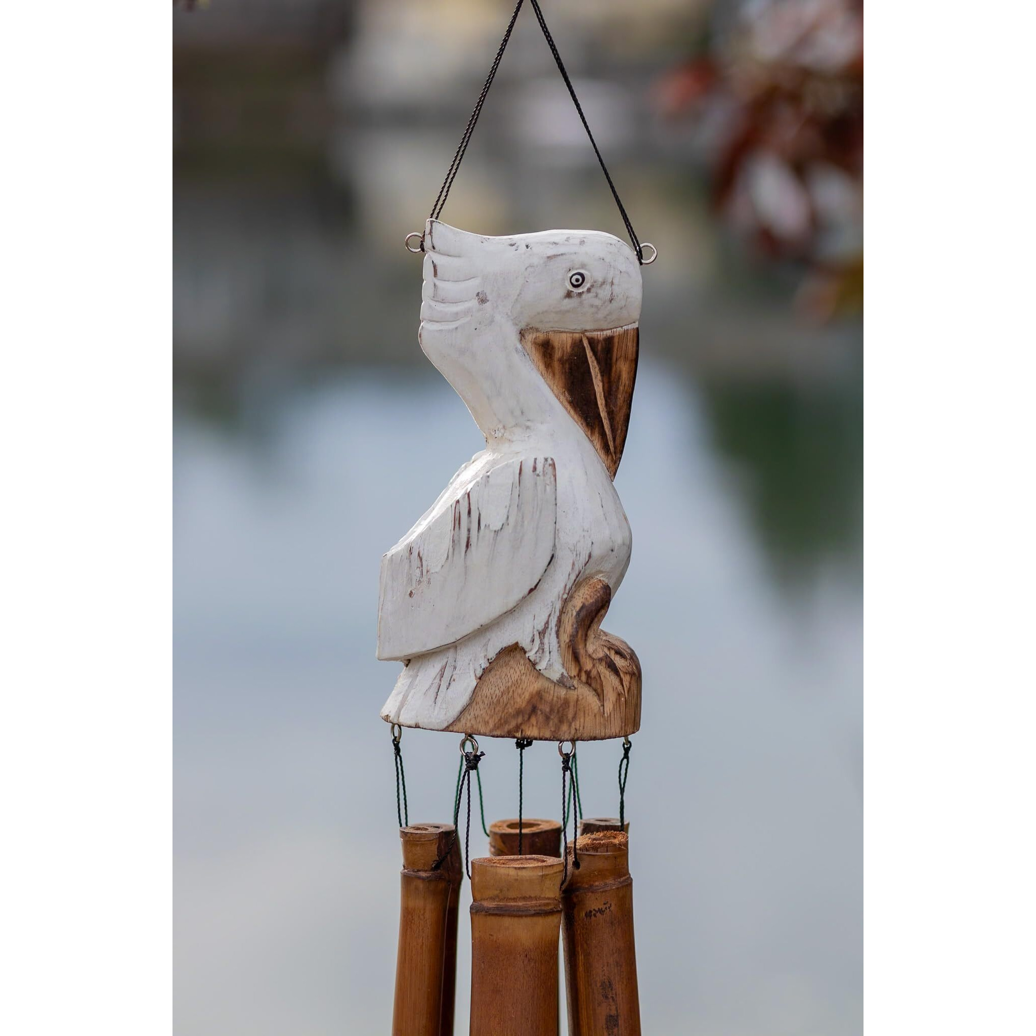 Mini 8" Pelican Bamboo Wind Chime