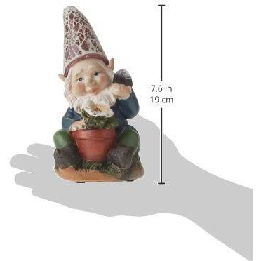 GARDENING GNOME SOLAR STATUE