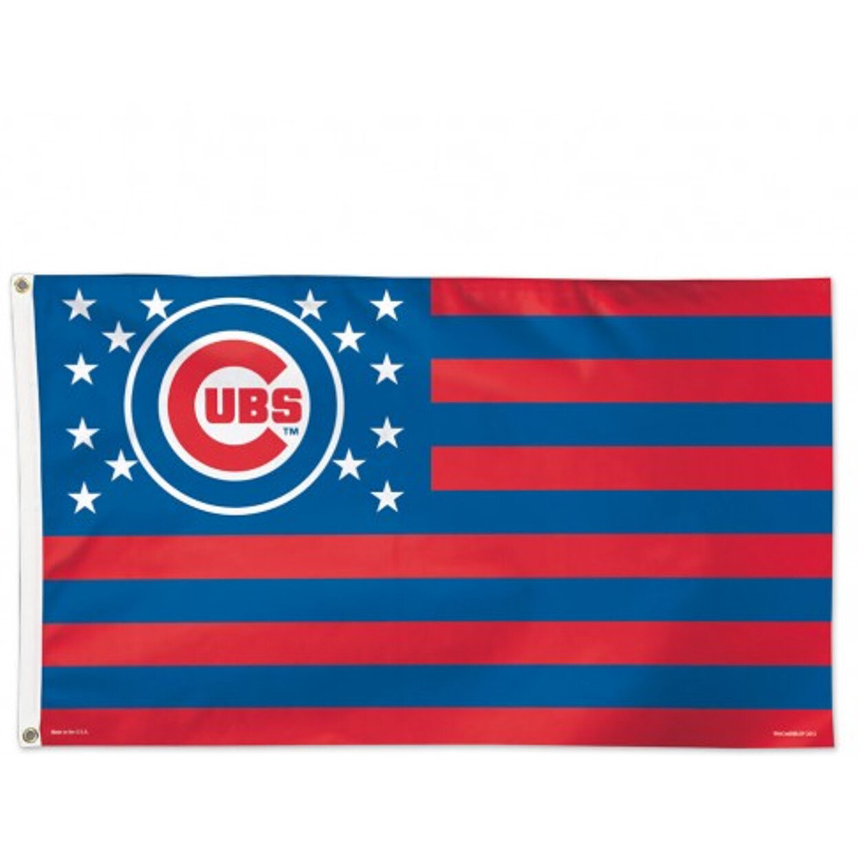 Chicago Cubs Flag 3x5 Deluxe Stars and Stripes