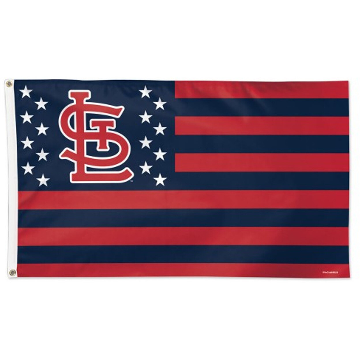 St.Louis Cardinals Flag 3x5 Deluxe Style Stars and Stripes Design