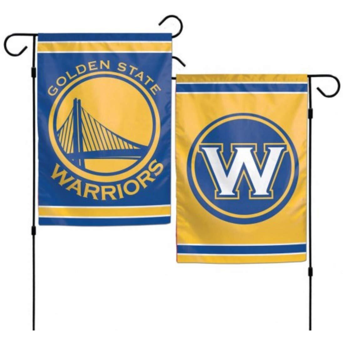 Golden State Warriors Flag 12x18 Garden Style 2 Sided