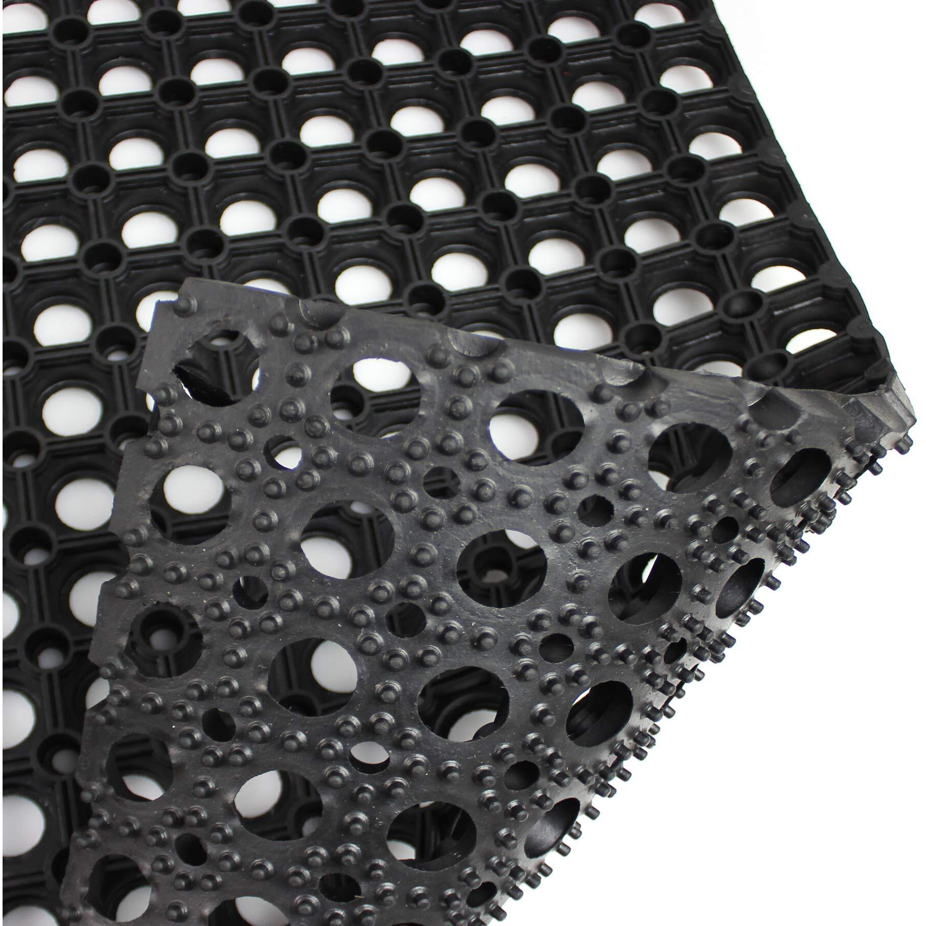 Doortex Octomat Black All-Weather Heavy Duty Outdoor Entrance mat - 24" x 32"