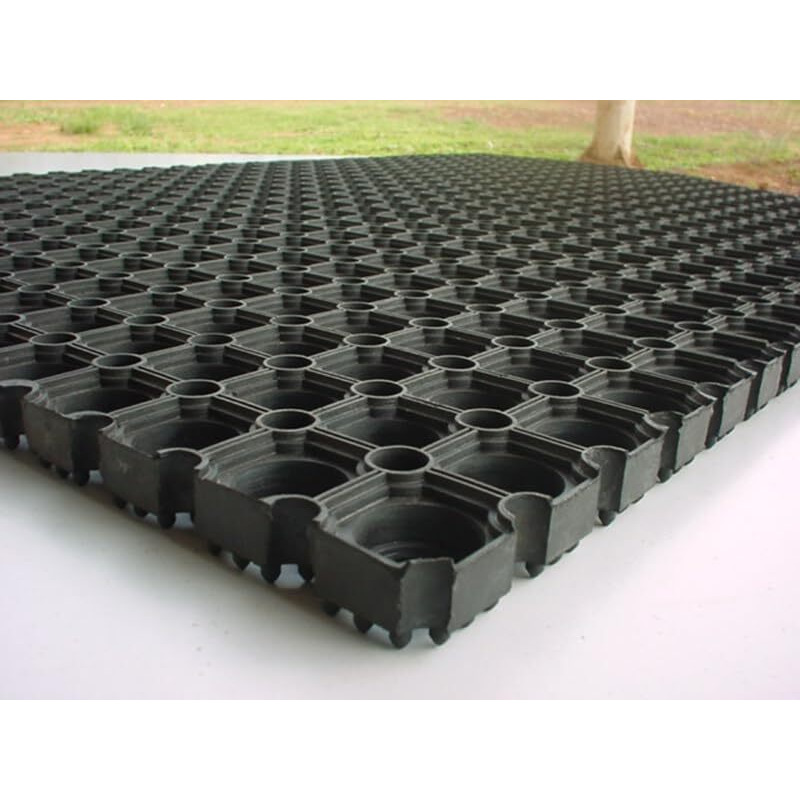 Doortex Octomat Black All-Weather Heavy Duty Outdoor Entrance mat - 24" x 32"