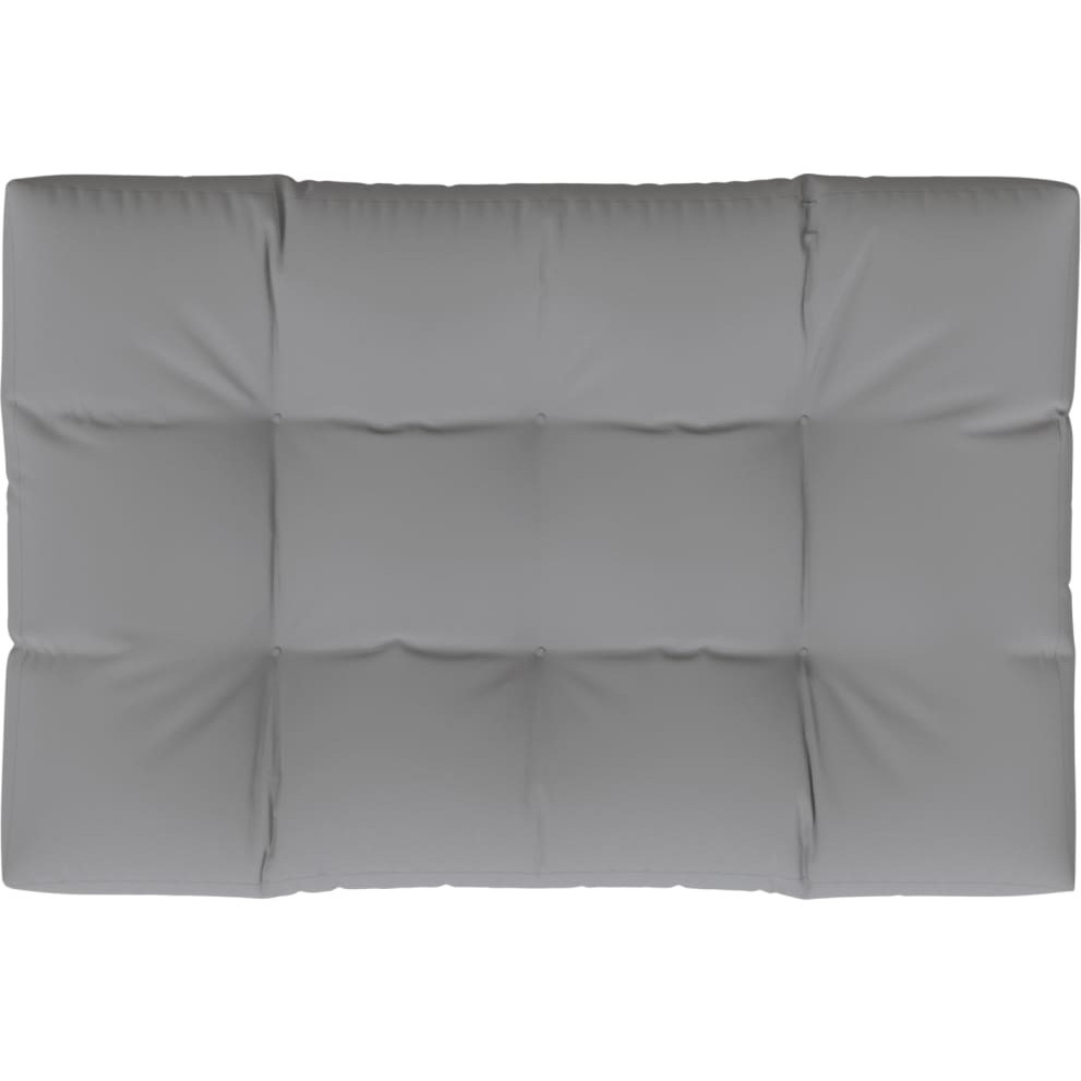 vidaXL Seat Cushion Upholstered 47.2&quotx31.5&quotx3.9" Gray