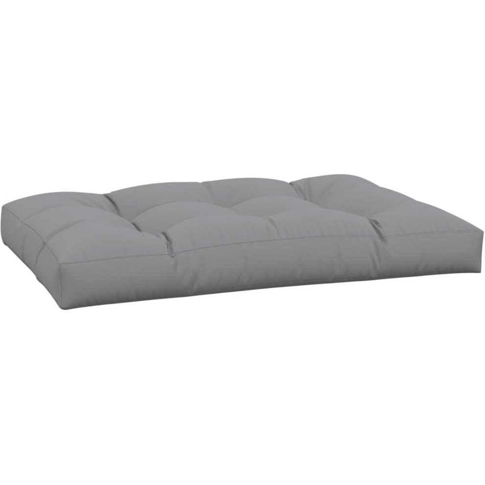vidaXL Seat Cushion Upholstered 47.2&quotx31.5&quotx3.9" Gray