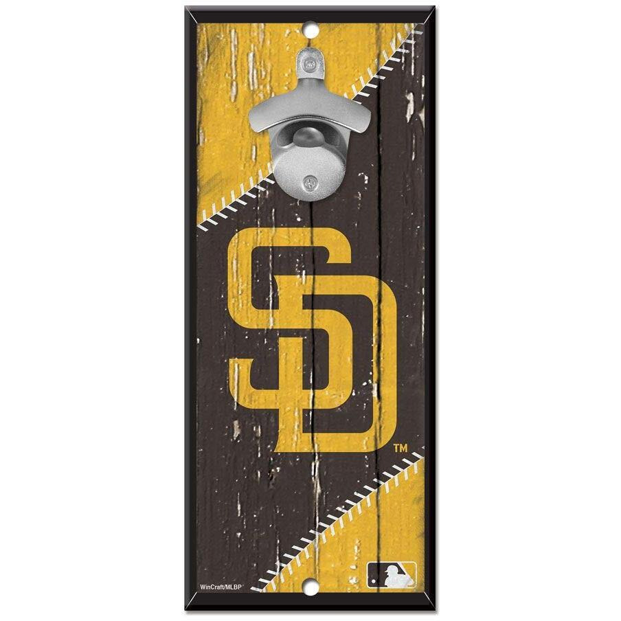 San Diego Padres Sign Wood 5x11 Bottle Opener - Special Order