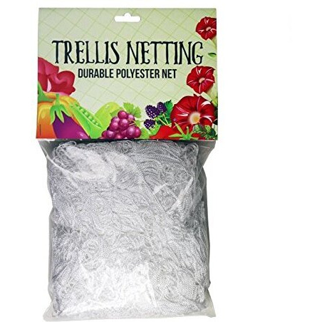 5'x60' Trellis Netting White 6