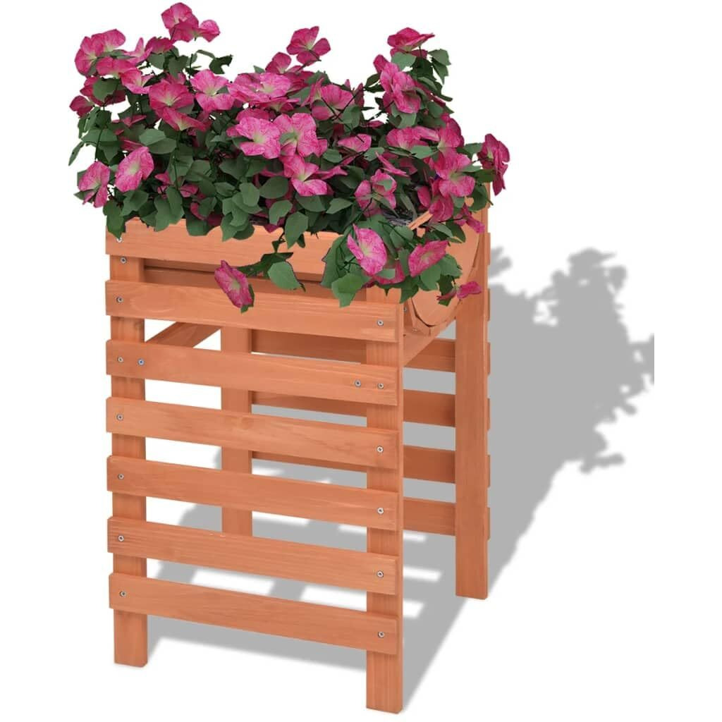 vidaXL Planter 14.9&quotx14.1&quotx23.6" Wood