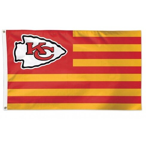 Kansas City Chiefs Flag 3x5 Deluxe Americana Design