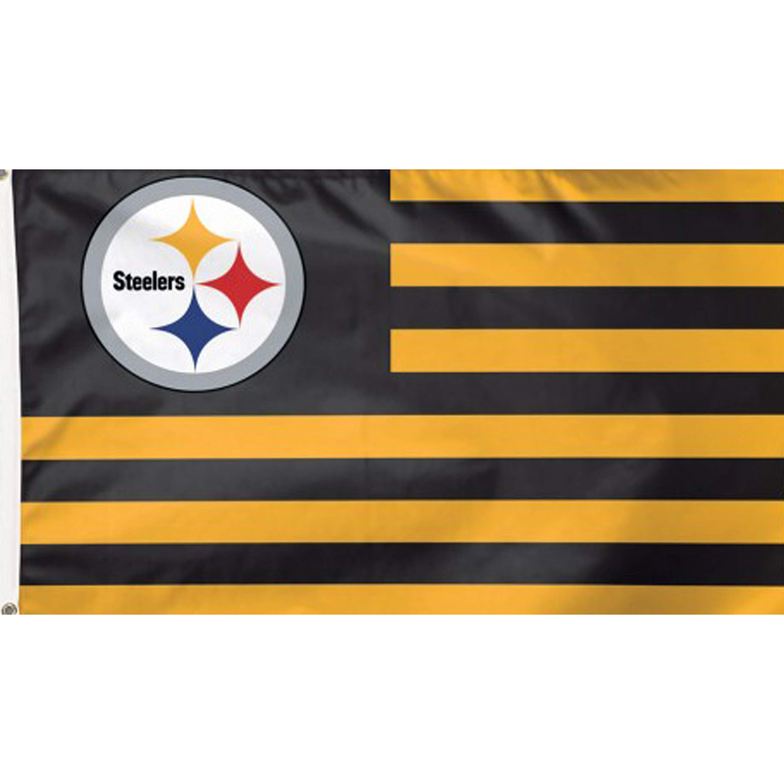 Pittsburgh Steelers Flag 3x5 Deluxe Americana Design