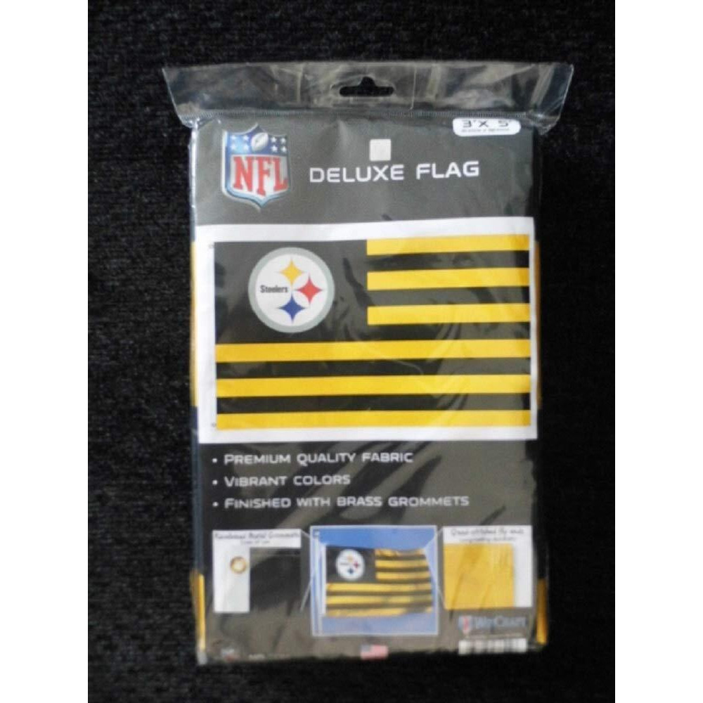 Pittsburgh Steelers Flag 3x5 Deluxe Americana Design