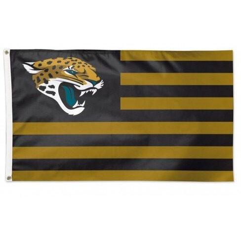 Jacksonville Jaguars Flag 3x5 Deluxe Americana Design