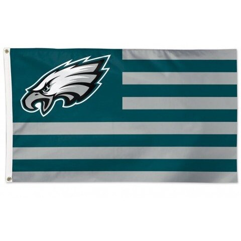 Philadelphia Eagles Flag 3x5 Deluxe Americana Design