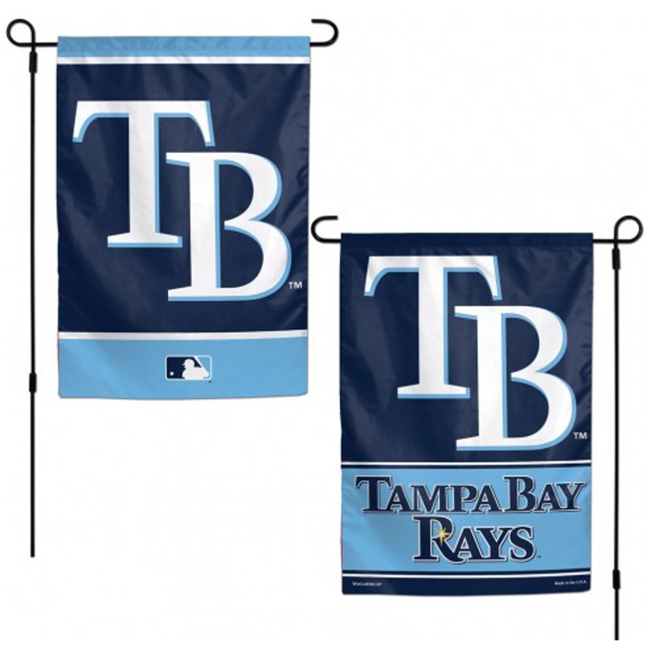 Tampa Bay Rays Flag 12x18 Garden Style 2 Sided - Special Order