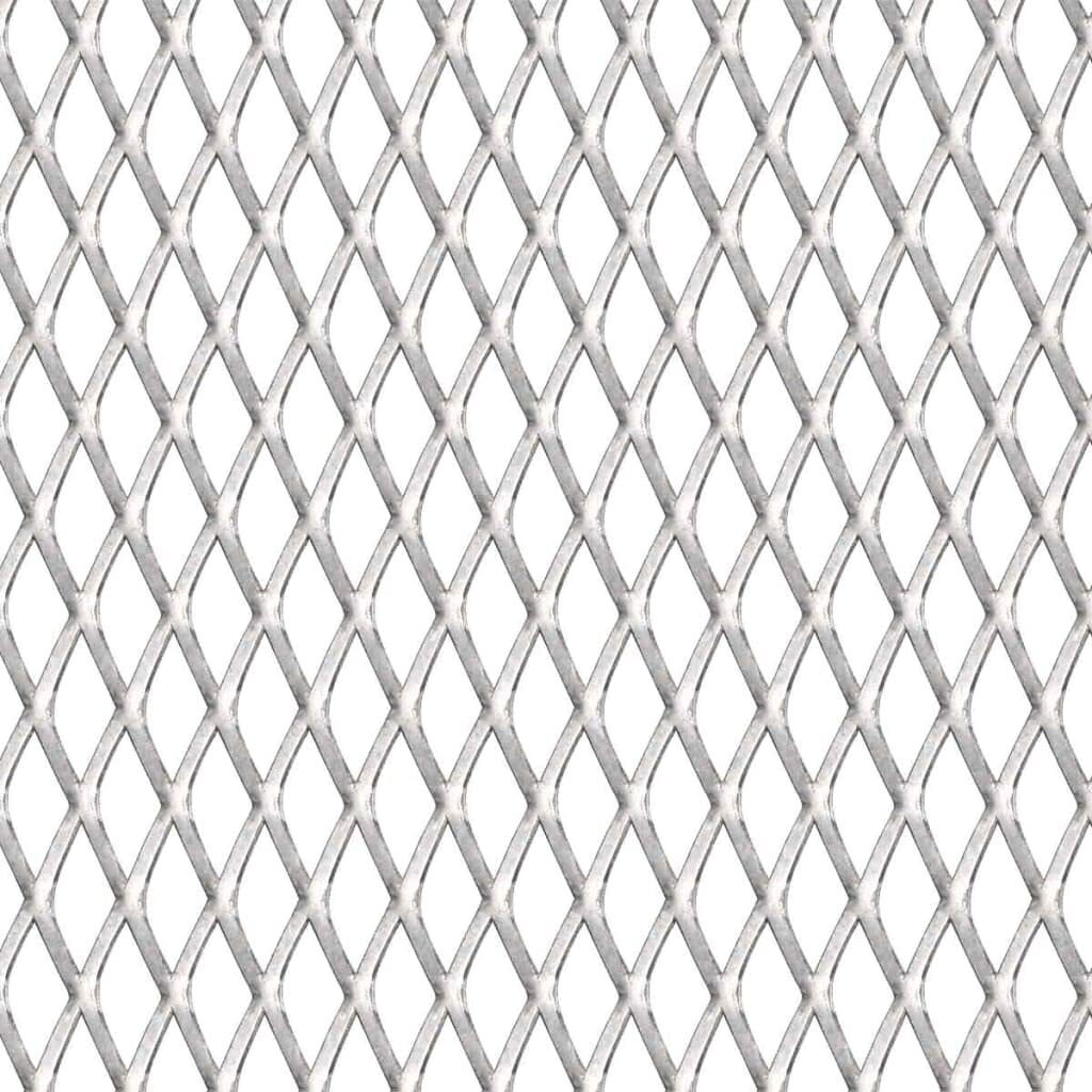 vidaXL Garden Wire Fence Stainless Steel 19.7&quotx19.7" 1.8&quotx0.8&quotx0.2"
