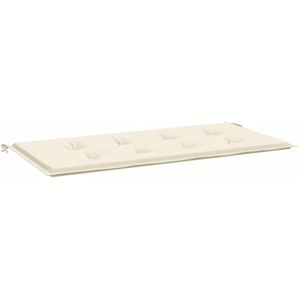 vidaXL Garden Bench Cushion Cream 47.2&quotx19.7&quotx1.2"