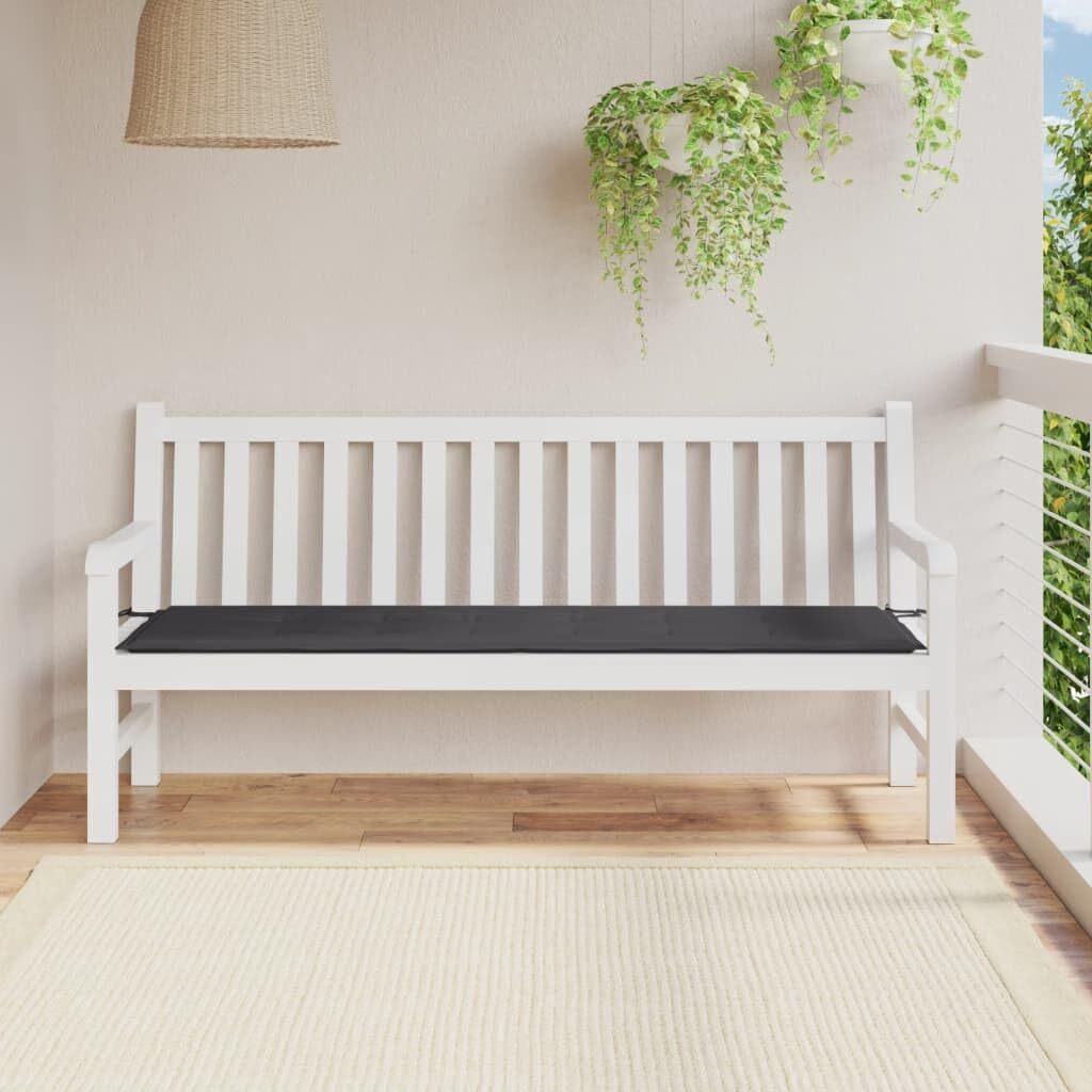 vidaXL Garden Bench Cushion Anthracite 70.9&quotx19.7&quotx1.2"