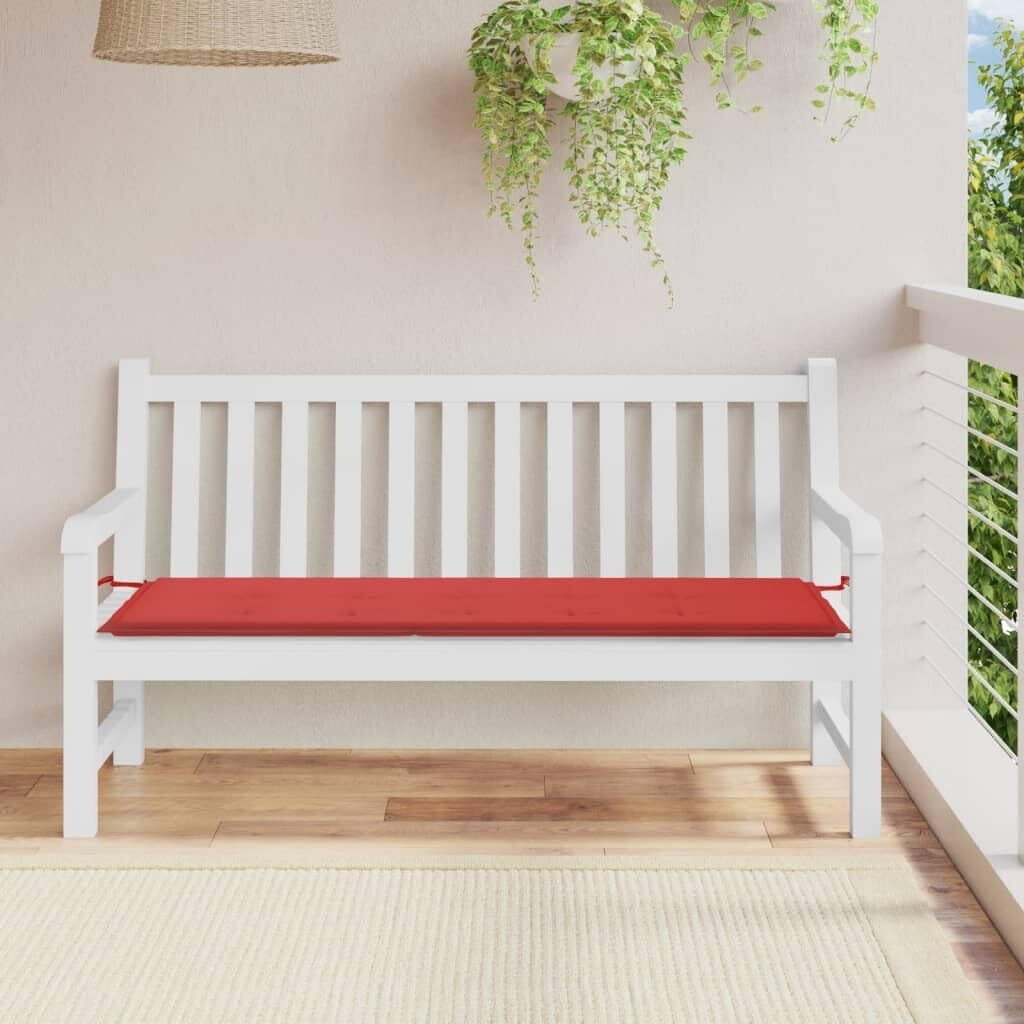 vidaXL Garden Bench Cushion Red 59.1&quotx19.7&quotx1.2"