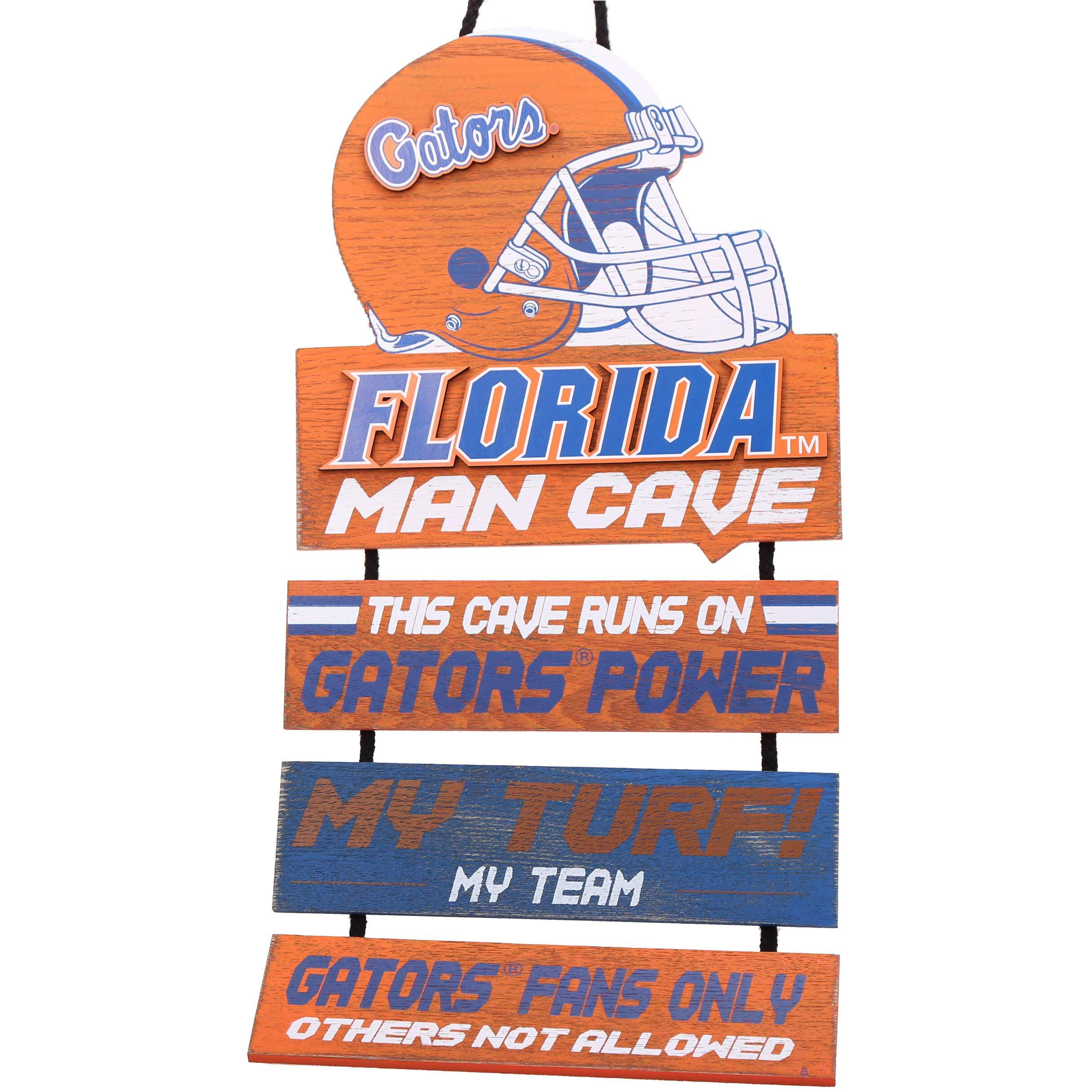 Florida Gators Sign Wood Man Cave Design