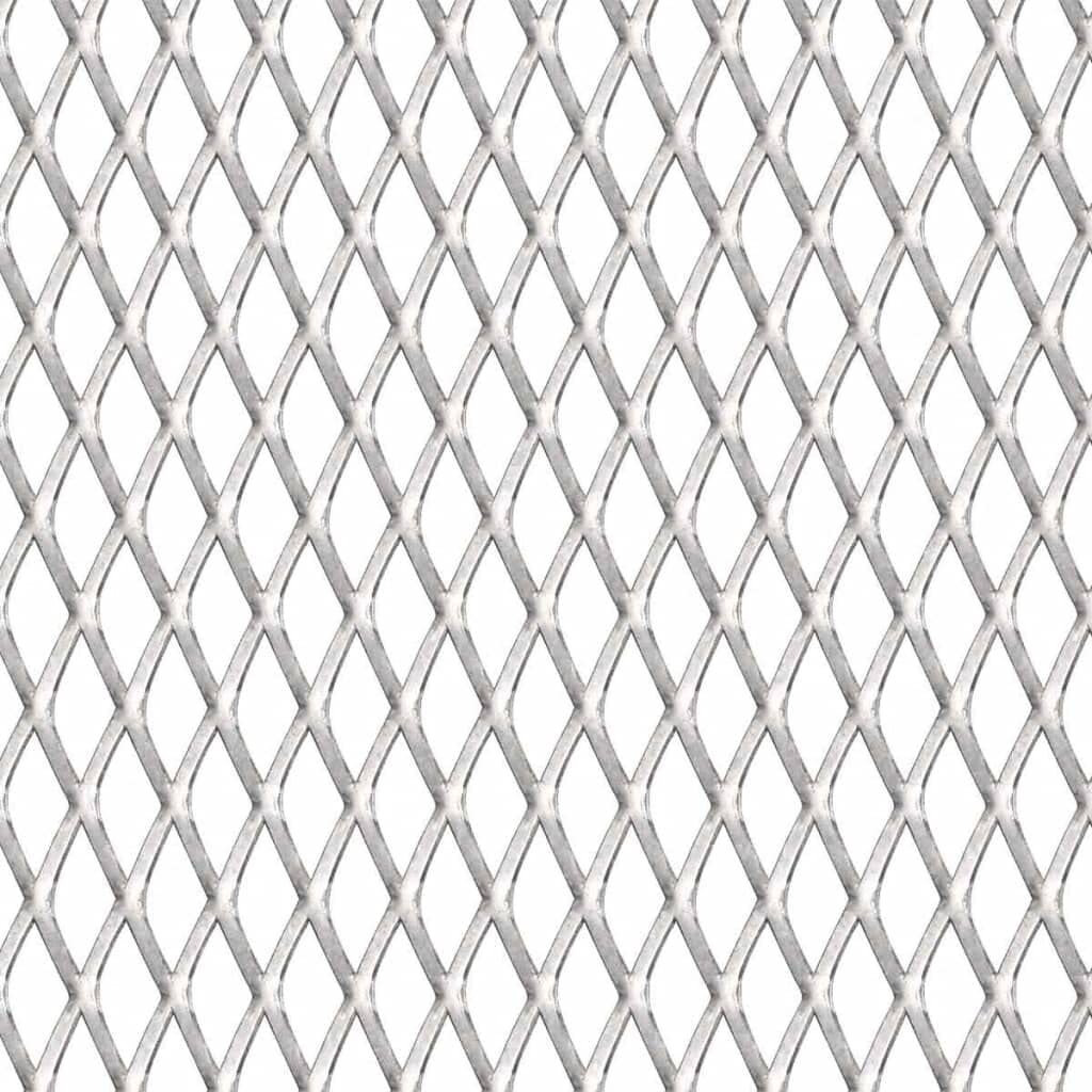vidaXL Garden Wire Fence Stainless Steel 19.7&quotx19.7" 0.8&quotx0.4&quotx0.1"