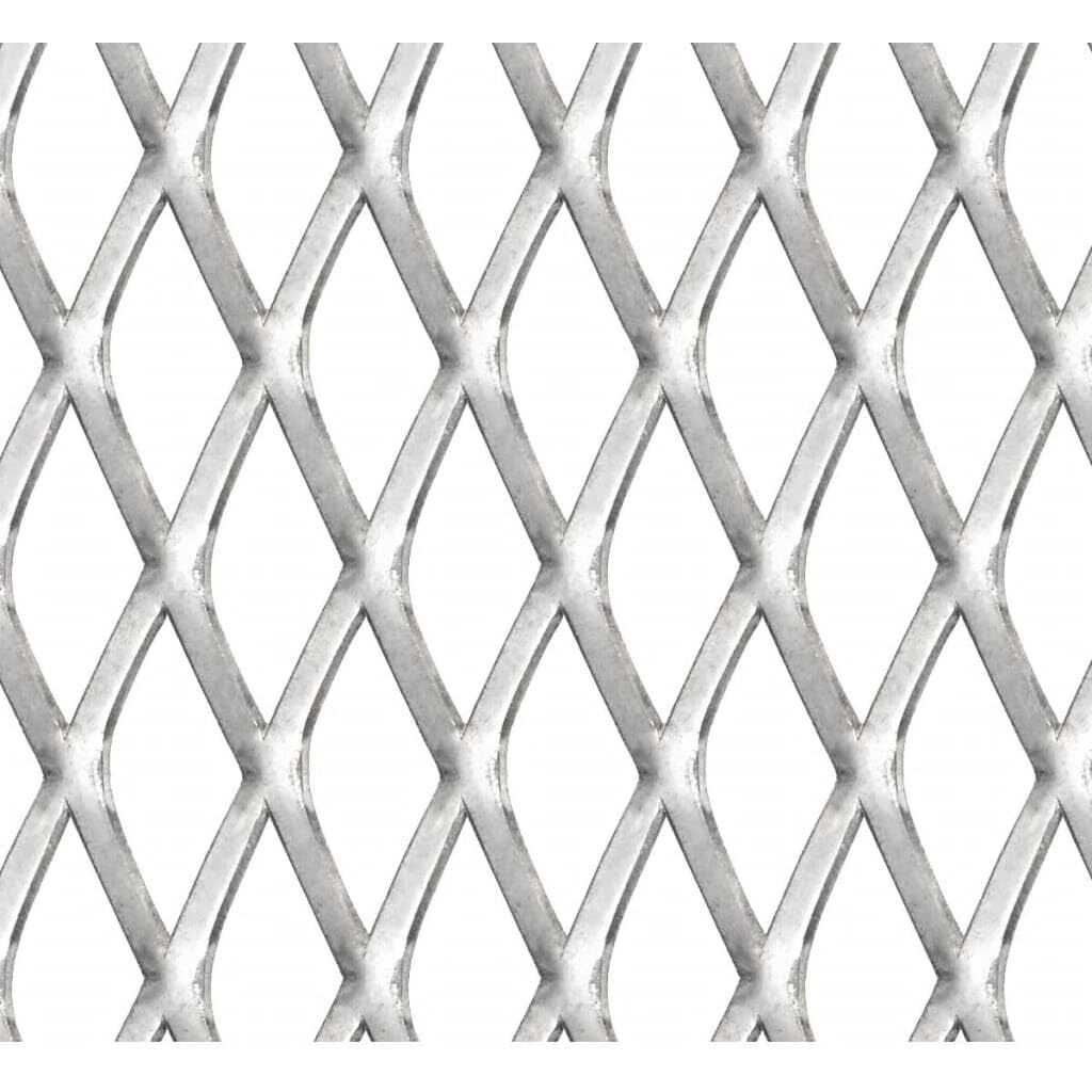 vidaXL Garden Wire Fence Stainless Steel 19.7&quotx19.7" 0.8&quotx0.4&quotx0.1"