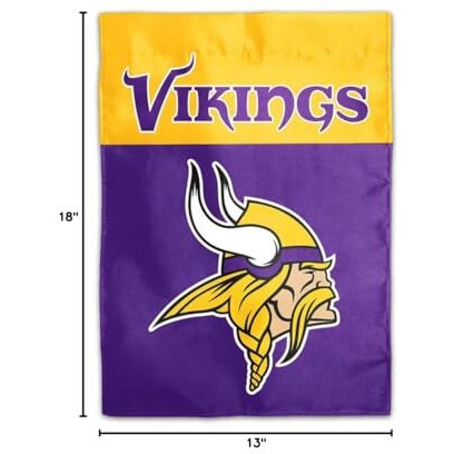 Minnesota Vikings Flag 13x18 Home CO