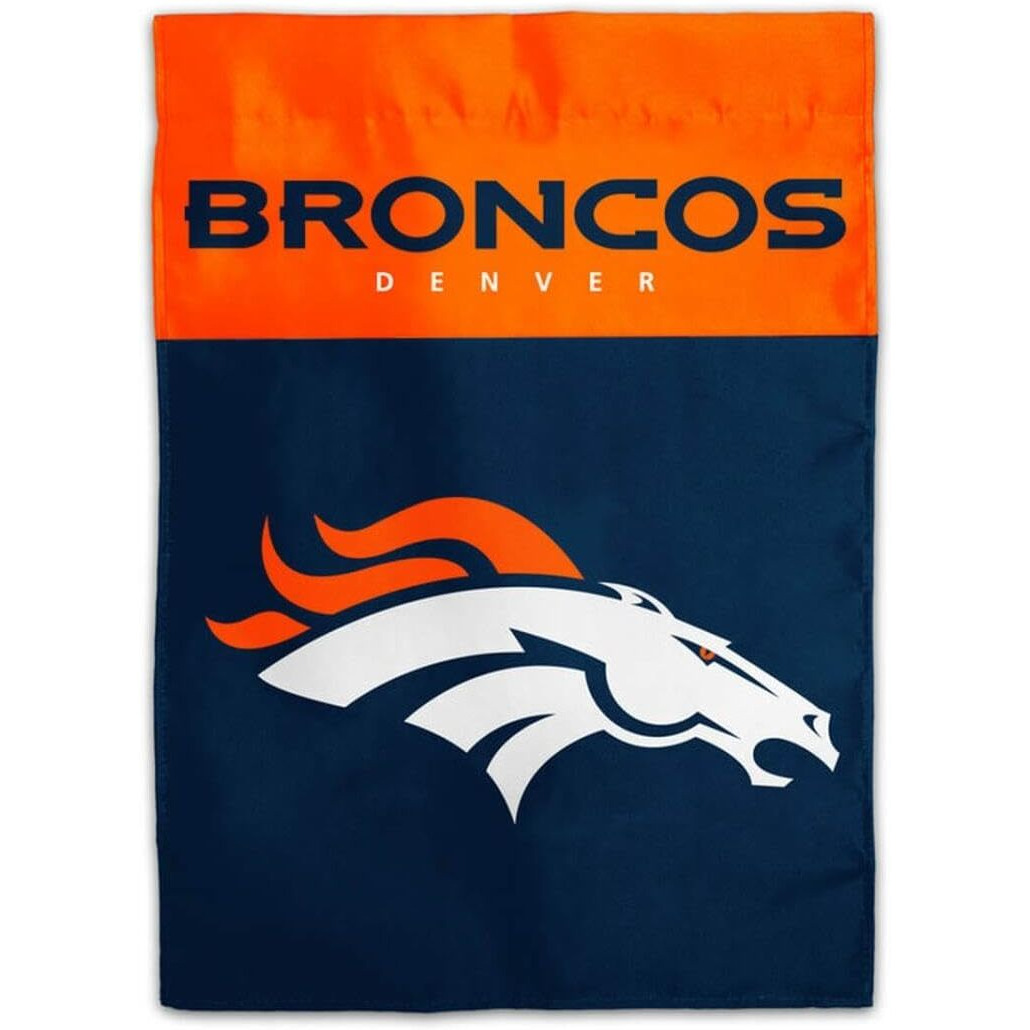 Denver Broncos Flag 13x18 Home CO
